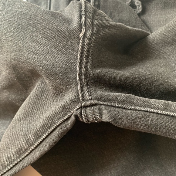 CULT OF INDIVIDUALITY PUNK SUPER SKINNY RIPPED BLACK FADED JEANS W30 L32 MENS😍 - Picture 9 of 10